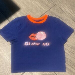 Urban Outfitters ‘blow me’ bubble gum baby tee
